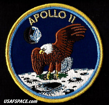 RARE APOLLO 11 LION BROTHERS VINTAGE ORIGINAL NASA CLOTH BACK SPACE PATCH picture