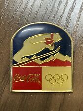 Ski Jump Coca-Cola Olympic Pin 1994 Lillehammer NorwayWinter Games Polar Bear picture