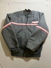 Vintage Northwest Airlines Jacket Mens XL Gray Quilted Removable Liner Pocketed. picture