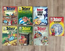 Vintage 1960s 1970 1980 Asterix and Obelix Book Comics Rare ENG 7 pieces picture
