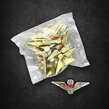 TWA Junior Pilot Wings, Pack of 25 Vintage Airline New Old Stock Sticky Back picture