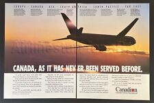 1990 CANADIAN AIRLINES INTL Boeing 767-300ER INTRO ad advert airways CP AIR picture