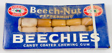 Beech-Nut Beechies Chewing Gum Package Peppermint Beech Nut Unused NOS Rare USA picture