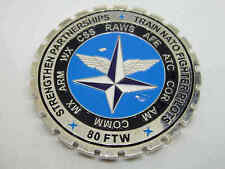 EURO NATO JOINT JET PILOT TRAINING NATO FIGHTER PILOST 80 FTW CHALLENGE COIN picture