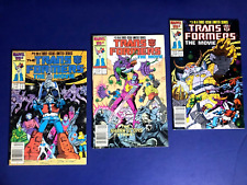 Transformers the Movie # 1 2 3 (1986) Complete 3-Issue Set 1st Galvatron VF/NM picture