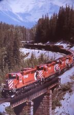 Duplicate  Train Slide Canadian Pacific SD-40 #6054 03/1998 Ottertail B.C. picture
