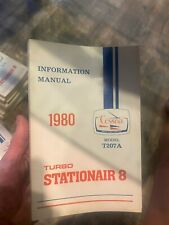 Cessna 1980 Stationair 8 Information Manual TURBO picture