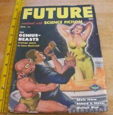 FUTURE Science Fiction Jan 1951 pulp magazine Milton Luros art Finlay R Shaver picture