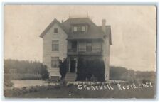 1907 Victorian House Residence Stonewall Manitoba Canada RPPC Photo Postcard picture