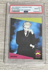 1991 Pro Set Superstars #79 Madonna Musicards UK PSA 10 Gem Mint POP 2 G21 picture