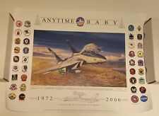 Anytime Baby By Rick Herter Gruman TOMCAT 1972-2006 Print Retirment Signed picture