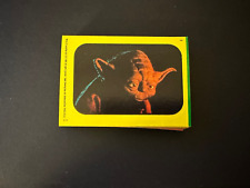 1983 Topps Star Wars Return of the Jedi Series 1 Complete 33 Sticker Card Set picture