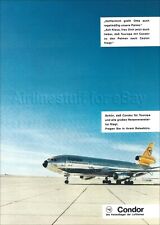 1982 CONDOR Airlines McDonnell Douglas DC-10-30 ad airways advert LUFTHANSA picture