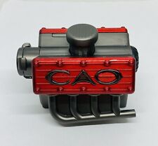 CAO Flathead Car Engine Triple-Torch Flame Tabletop Lighter Heavy Unique Duty 35 picture