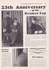 Kromer Cap Co Milwaukee WI 1920 Railroad Cap Overalls 8 1/2