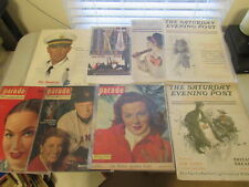 Lot of 8 Miscellaneous Vintage Advertisements ~ Pan American, Sat. Evening Post picture