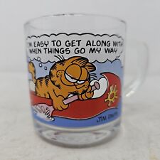  Garfield Characters 1978 McDonalds Anchor Hocking Cup Mug Glass - Jim Davis Vtg picture