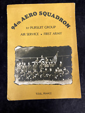 94TH AERO SQUADRON 1ST PURSUIT GROUP AIR SERVICE FIRST ARMY RESTAURANT MENU 1979 picture
