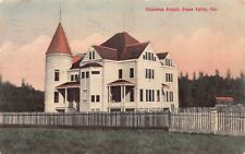 Hand Colored Postcard Columbus School in Grass Valley, California~126621 picture