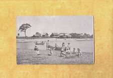 CT Sound View area postcard 1910 KIDS POSING HOME IN DISTANCE CONN TO HARTFORD picture