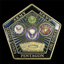 - 3 Department Of Defense DOD Pentagon Challenge Coin Set picture