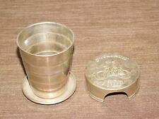 OLD ANTIQUE VINTAGE BICYCLE USA PATD 1897 COLLAPSIBLE  2 SEATER CYCLIST'S CUP picture