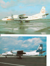 TAROM POSTCARDS, 2 ANTONOV AN-24RV, ROMANIA picture