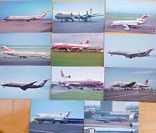 PSA Pacific Southwest Airlines 11 Postcards, L-1011, 727, DC-9,  Travel, Flying picture