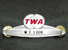 1960's TWA Agent/Sky Cap Name Badge Type III picture