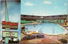 Albuquerque, New Mexico Postcard TRADE WINDS MOTOR HOTEL Highway ROUTE 66 / 1962 picture