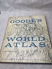 Vintage 1960 Goode's World Atlas Eleventh Edition Hardback Rand McNally picture