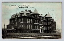 Centralia, IL-Illinois, Township High School Antique, Vintage Souvenir Postcard picture