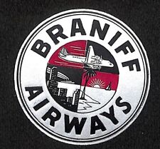 Braniff Airways Foil Gum Label c1950's 2 5/8