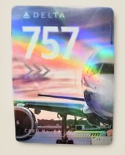 Delta Airlines Collectible Trading Card (pilot card) Boeing 757-300 No.54 New picture