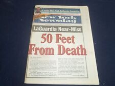 1992 MAY 20 NEW YORK NEWSDAY NEWSPAPER - NEAR MISS AT LAGUARDIA AIRPORT- NP 5583 picture