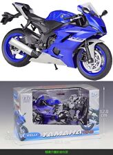 WELLY 1:12 2020 YAMAHA YZF-R6 Blue MOTORCYCLE Bike Collection Model Toy Gift NIB picture