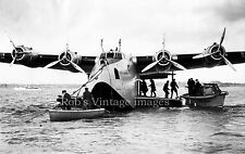  Pan Am Clipper B-314 Photo Airplane Flying Boat at Southhampton England     picture