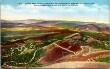 Vintage Postcard 1930's Loops and Double Bow Knot Pikes Peak Colorado Springs CO picture