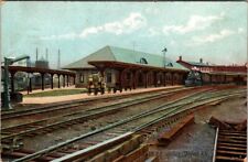 Geneva, NY, N.Y Central. RR Station, Postcard, 1908, #902 picture