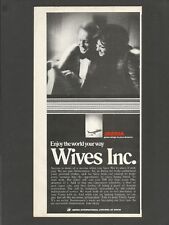 IBERIA International Airlines of Spain- Wives Inc. - 1974 Vintage Print Ad picture