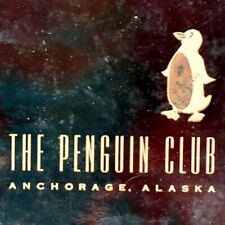 Vintage 1960s The Penguin Club Restaurant Menu Gambell Street Anchorage Alaska picture