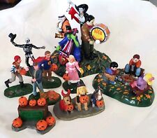 Dept 56 Lemax Halloween Mixed Lot Asstd Retired Trick Or Treat Spooky Town picture