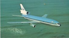 KLM Royal Dutch Airlines issue Large 5x9 POSTCARD Spacious DC-10-30 Jet 1970's picture