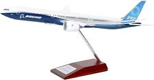 Hogan Boeing 777-9 777X House Color Desk Top Display Jet Model 1/200 Airplane picture