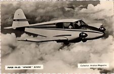 PC AVIATION AIRCARFT PIPER PA 23 U.S.A REAL PHOTO (a41887) picture