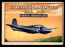 1952 Topps Wings #187 Morane-Saulnier MS 703 PR picture