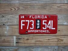 2009 Florida Apportioned license plate tag Z04 17A picture