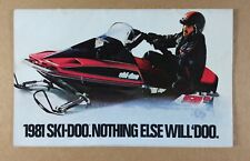 1981 Ski-Doo Snowmobiles Brochure Blizzard Everest Citation Elite Elan Alpine picture