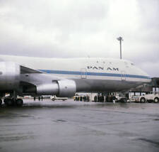 Pan American Airways Massive New Boeing 747 Jumbo Jet At Heath- 1970 Old Photo 3 picture