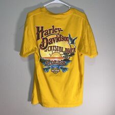 Harley-Davidson Motorcycle Of Crystal River, Florida  T-Shirt Sz Large. 2011 H-D picture